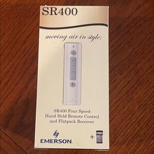 Emerson SR400 White Remote Control for ceiling fan